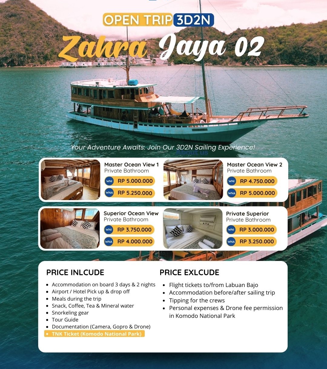 Zarha Jaya - Boat Komodo